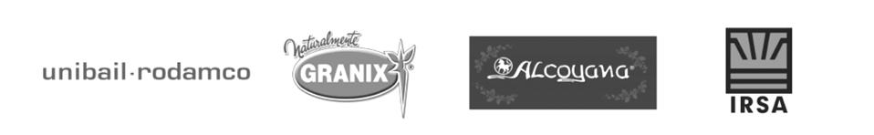 UNIBAIL RODAMCO - GRANIX - ALCOYANA - IRSA