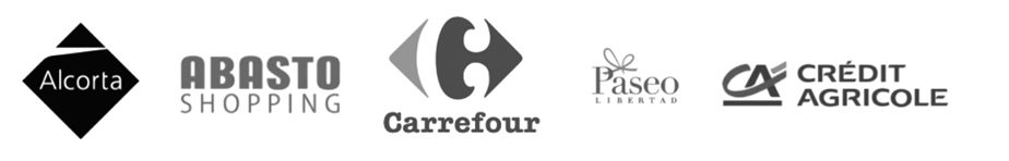 ALCORTA - ABASTO SHOPING - CARREFOUR - PASEO LIBERTAD - CREDIT AGRICOLE
